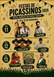 Cartaz Festas de Picassinos 2026 - Picassinos