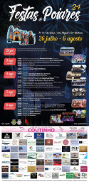 Cartaz Festas de Poiares 2024 - Peso da Regua
