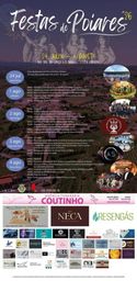 Cartaz Festas de Poiares 2026 - Poiares