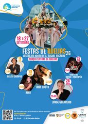 Cartaz Festas de Queijas 2026 - Queijas