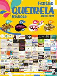 Cartaz Festas de Queirela 2026 - Bodiosa