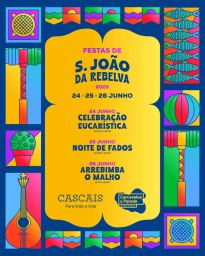 Cartaz Festas de S. João da Rebelva 2026 - Carcavelos e Parede