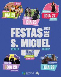 Cartaz Festas de S. Miguel 2026 - Penela