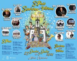 Cartaz Festas de S. Paio e Senhora das Vitórias 2026 - Antas