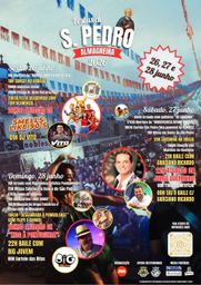 Cartaz Festas de S. Pedro 2026 - Almagreira