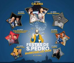 Cartaz Festas de S. Pedro 2026 - Barroselas