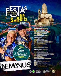 Cartaz Festas de S. Pedro 2026 - Cerva