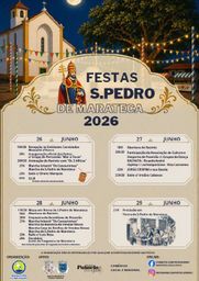 Cartaz Festas de S.Pedro 2026 - Marateca