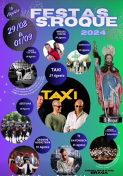 Cartaz Festas de S.Roque 2024 - Merelim