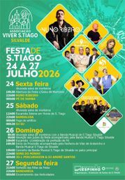 Cartaz Festas de S.Tiago 2026 - Silvalde