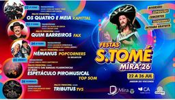 Cartaz Festas de S. Tomé 2026 - Mira