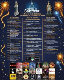 Cartaz Festas de Sabrosa 2026 - Sabrosa