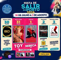 Cartaz Festas de Salir do Porto 2026 - Salir do Porto