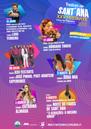 Cartaz Festas de Sant'Ana 2024 - Leça da Palmeira