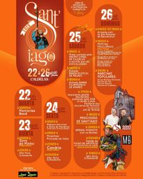 Cartaz Festas de Sant'Iago 2026 - Caldelas