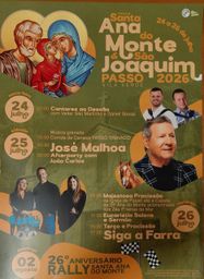 Cartaz Festas de Santa Ana do Monte e São Joaquim 2026 - Passô