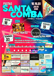Cartaz Festas de Santa Comba 2025 - Vouzela