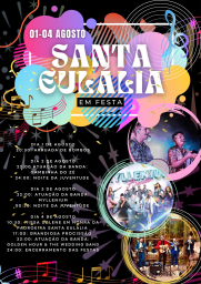 Cartaz Festas de Santa Eulália 2024 - Vizela