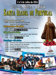 Cartaz Festas de Santa Isabel de Portugal 2026 - Cruz da Areia