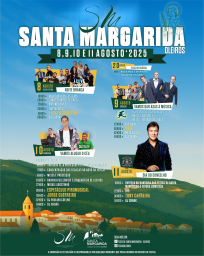 Cartaz Festas de Santa Margarida 2025 - Oleiros