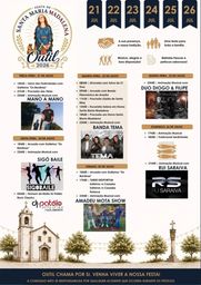 Cartaz Festas de Santa Maria Madalena 2026 - Outil