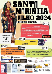 Cartaz Festas de Santa Marinha 2024 - Corujeira
