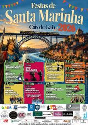 Cartaz Festas de Santa Marinha 2026 - Vila Nova de Gaia