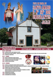 Cartaz Festas de Santo Amaro e Nossa Senhora dos Emigrantes 2024 - Ponte de Lima