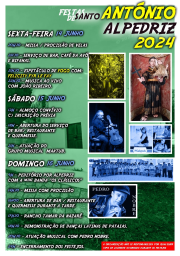 Cartaz Festas de Santo António 2024 - Alpedriz