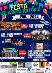 Cartaz Festas de Santo António 2024 - Fial