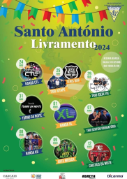 Cartaz Festas de Santo António 2024 - Livramento
