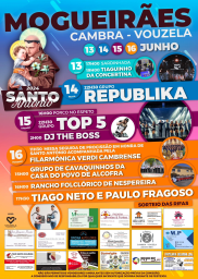 Cartaz Festas de Santo António 2024 - Mogueirães