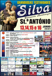 Cartaz Festas de Santo António 2024 - Silva