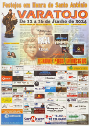 Cartaz Festas de Santo António 2024 - Varatojo