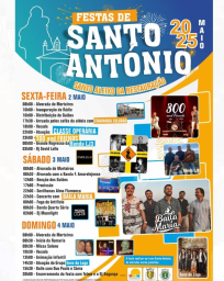 Cartaz Festas de Santo António 2025 - Moura