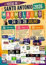 Cartaz Festas de Santo António 2026 - Marmeleiro