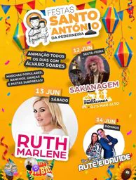 Cartaz Festas de Santo António 2026 - Pederneira