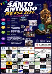 Cartaz Festas de Santo António 2026 - Reiriz
