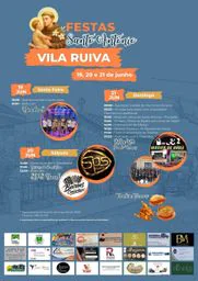 Cartaz Festas de Santo António 2026 - Vila Ruiva