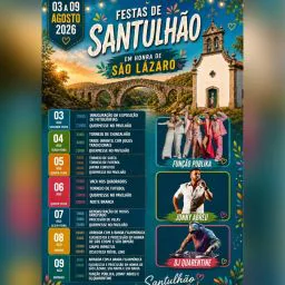 Cartaz Festas de Santulhão 2026 - Santulhão
