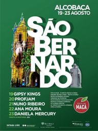 Cartaz Festas de São Bernardo 2026 - Alcobaça