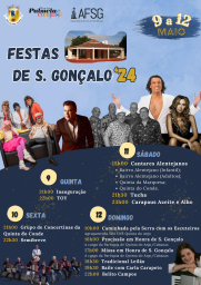 Cartaz Festas de São Gonçalo 2024 - Palmela