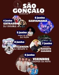 Cartaz Festas de São Gonçalo 2026 - Gondomar