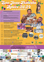 Cartaz Festas de São João 2024 - Avões