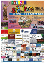 Cartaz Festas de São João 2024 - Carvalhal