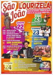 Cartaz Festas de São João 2024 - Lourizela