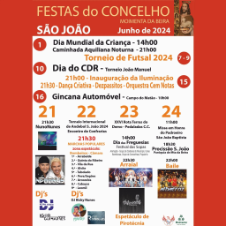 Cartaz Festas de São João 2024 - Moimenta da Beira