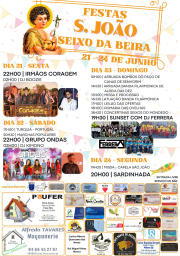 Cartaz Festas de São João 2024 - Seixo da Beira