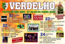 Cartaz Festas de São João 2024 - Verdelho
