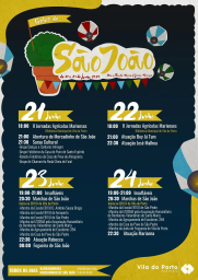 Cartaz Festas de São João 2024 - Vila do Porto